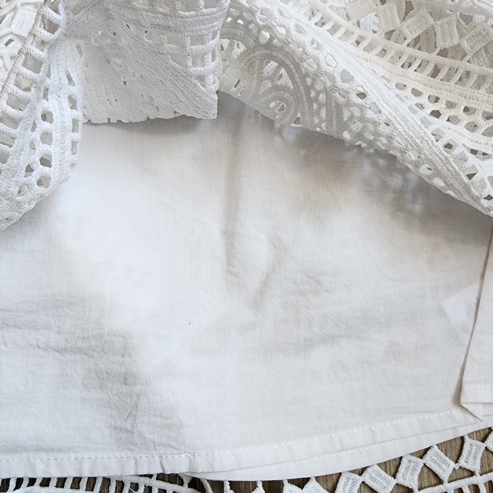ANTHROPOLOGIE RUFFLED LACE TANK TOP - Picture 10 of 15